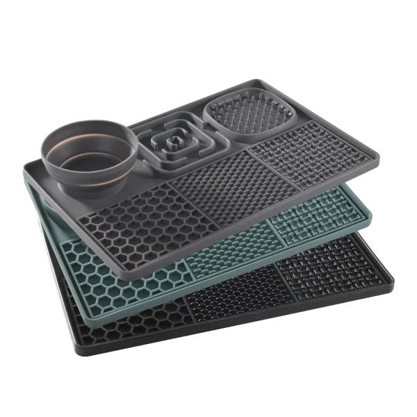 tapis d'occupation et d'alimentation chien