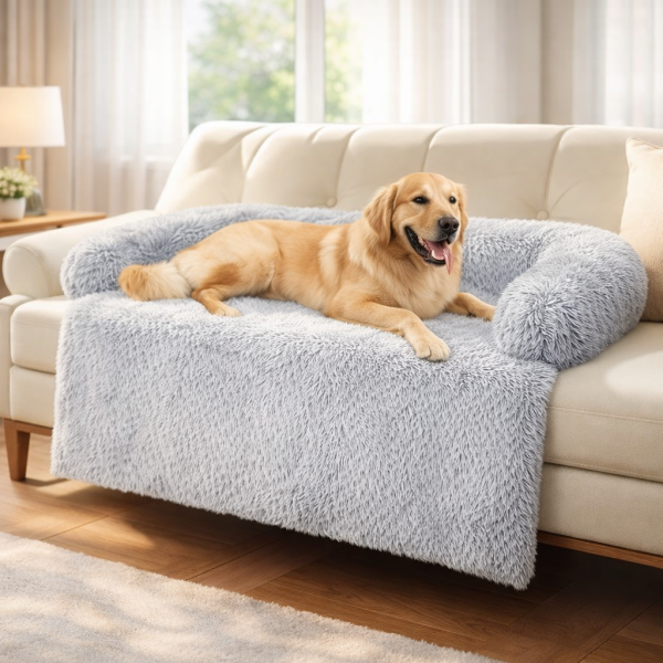 lit confort canapé chien en peluche