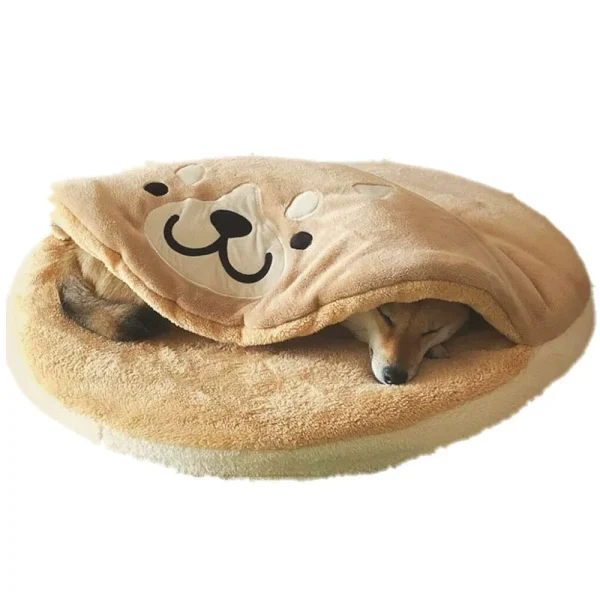 tapis rond cocon pour chien