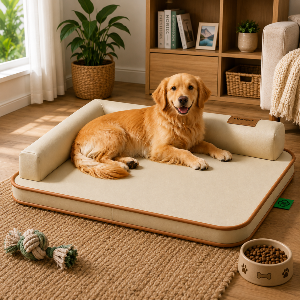 Sofa confort Chien Simili Cuir
